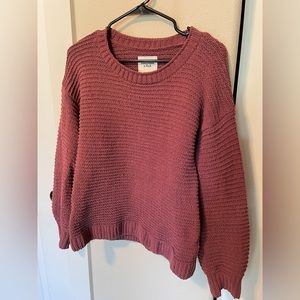 Abercrombie Maroon sweater size medium, like new